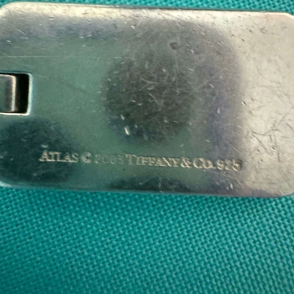 Tiffany & Co. .925 Sterling Silver Atlas Roman Numeral Pendant/Necklace